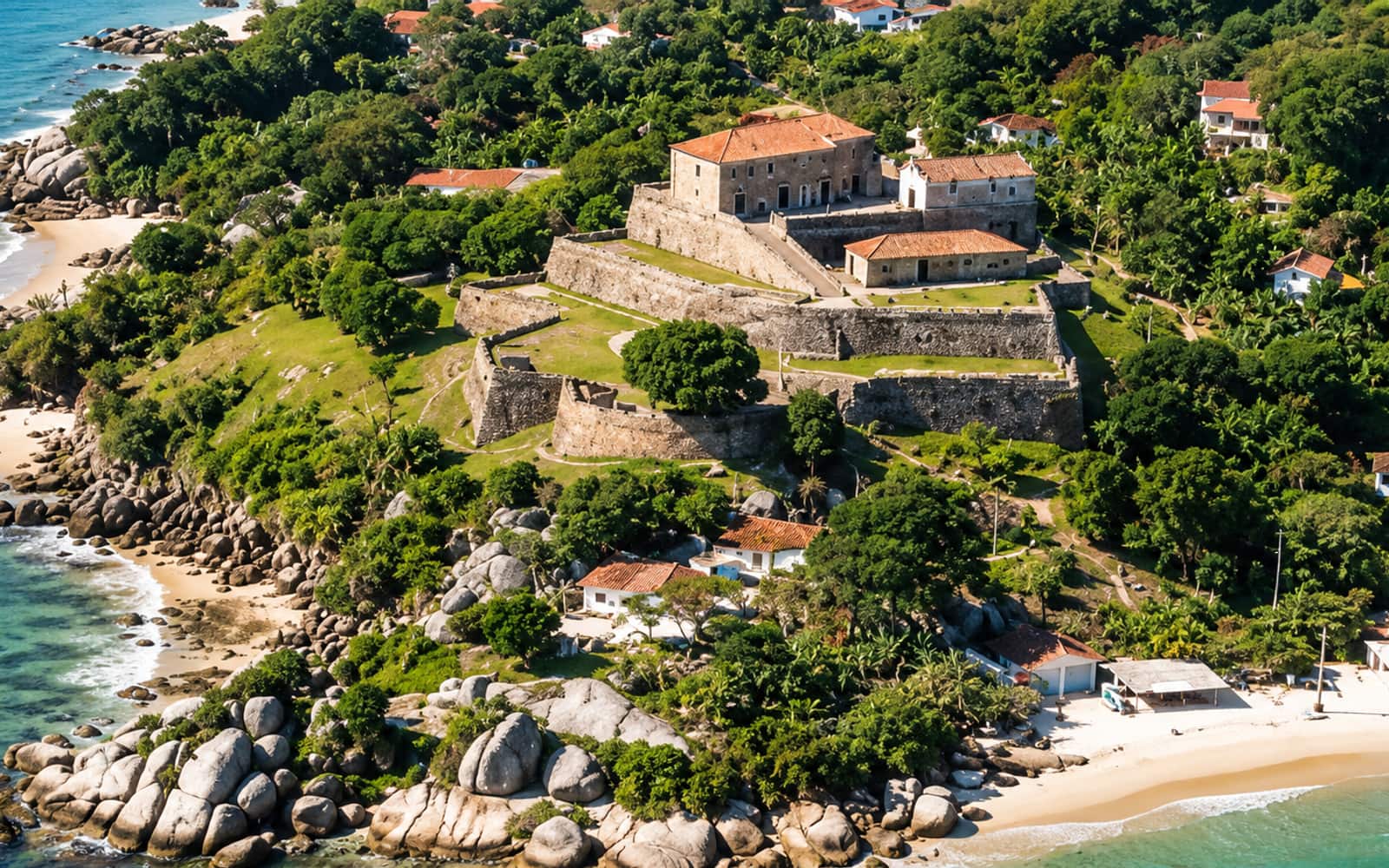 Imagem ilustrativa de Praia do Forte, um dos destinos do passeio (não é foto do lugar nem da lancha)